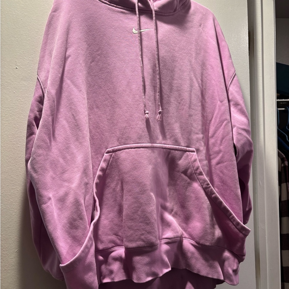 Nike Light Pink Pullover Hoodie